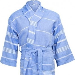 Hamam badjas kimono The One Towelling Blauw